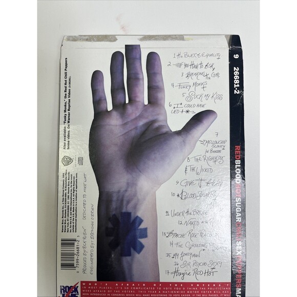 Red Hot Chili Peppers Blood Sugar Sex Magik CD Longbox ONLY No CD - Picture 8 of 8